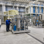 Direct lithium extraction pretreatment equipment and lithium brine refining plant